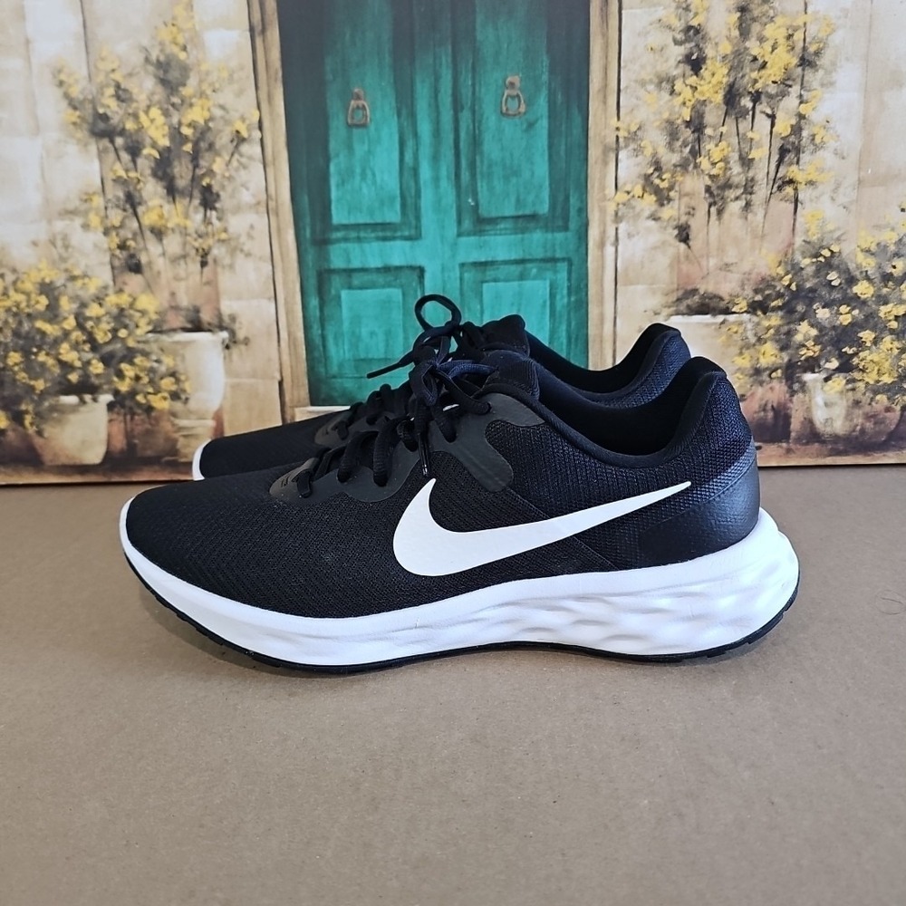 Nike Revolution 6 NN Men's Shoes Athletic Sneakers Black White DC3728-003 US 12